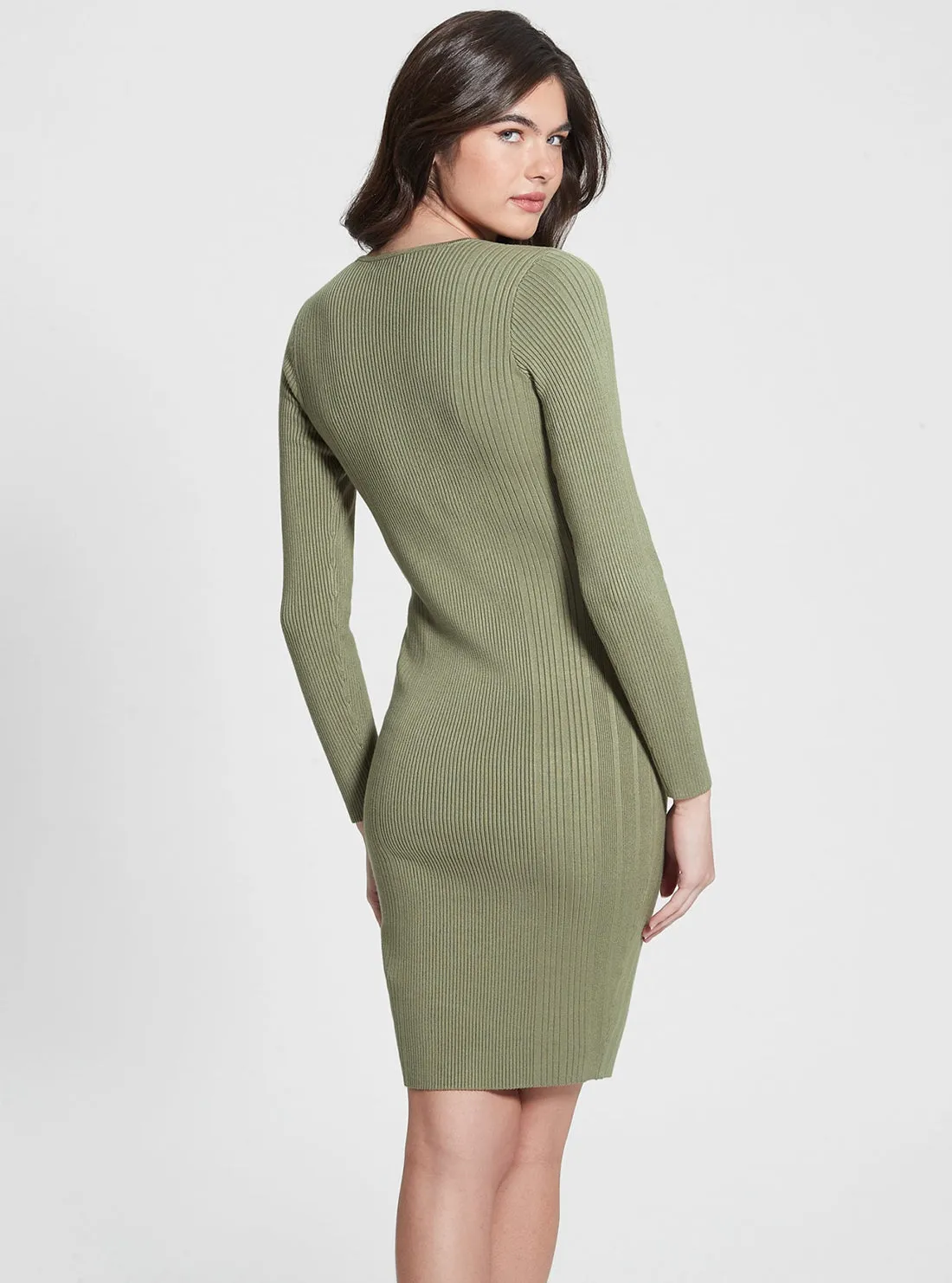 Eco Green Alphabet Charm Melissa Mini Dress