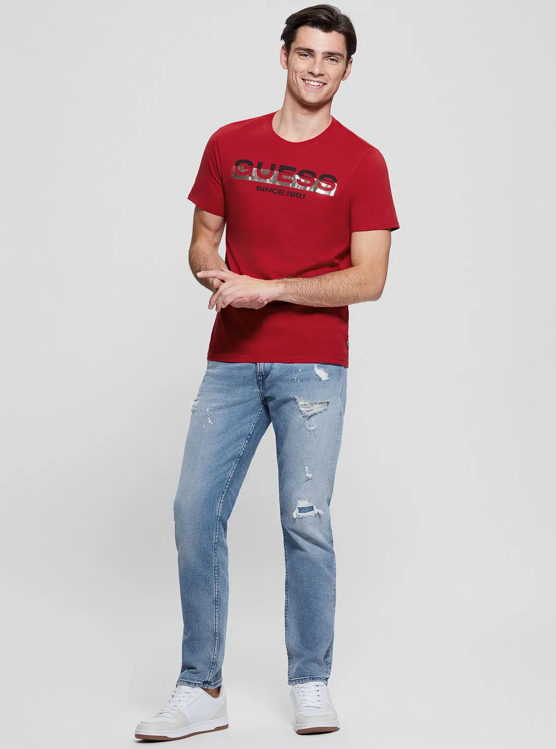 Eco Red Foil Logo Short Sleeve T-Shirt