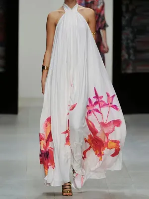 Elegant Evening Off Shoulder Dress Floral Patterns For Women
