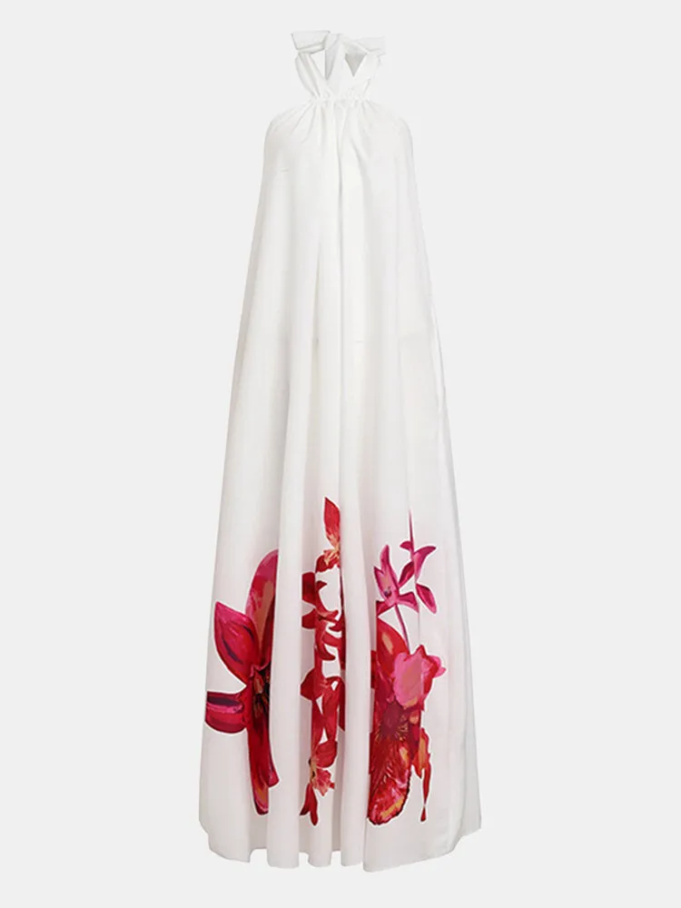 Elegant Evening Off Shoulder Dress Floral Patterns For Women