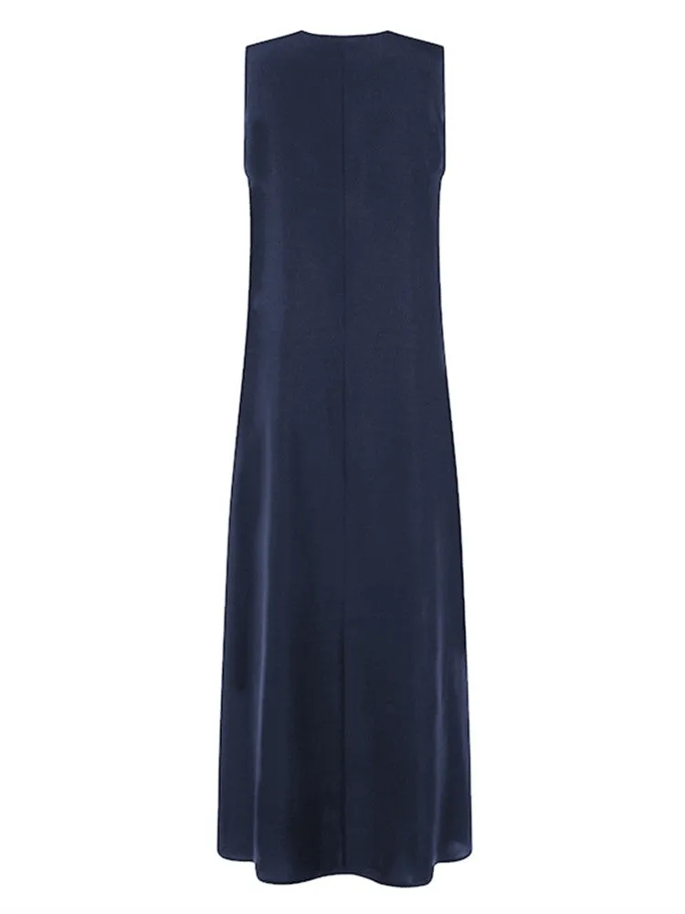 Elegant Women Floral Printed Long Maxi Dress