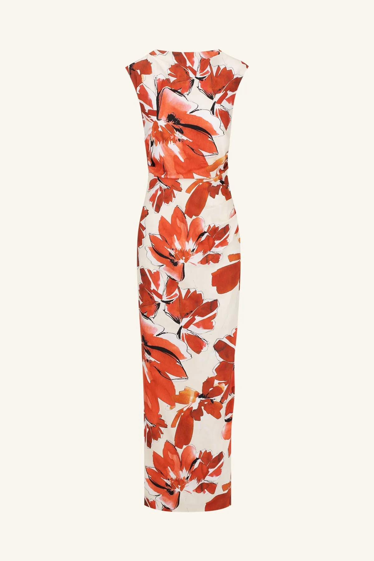 EMBER DRAPED MAXI DRESS