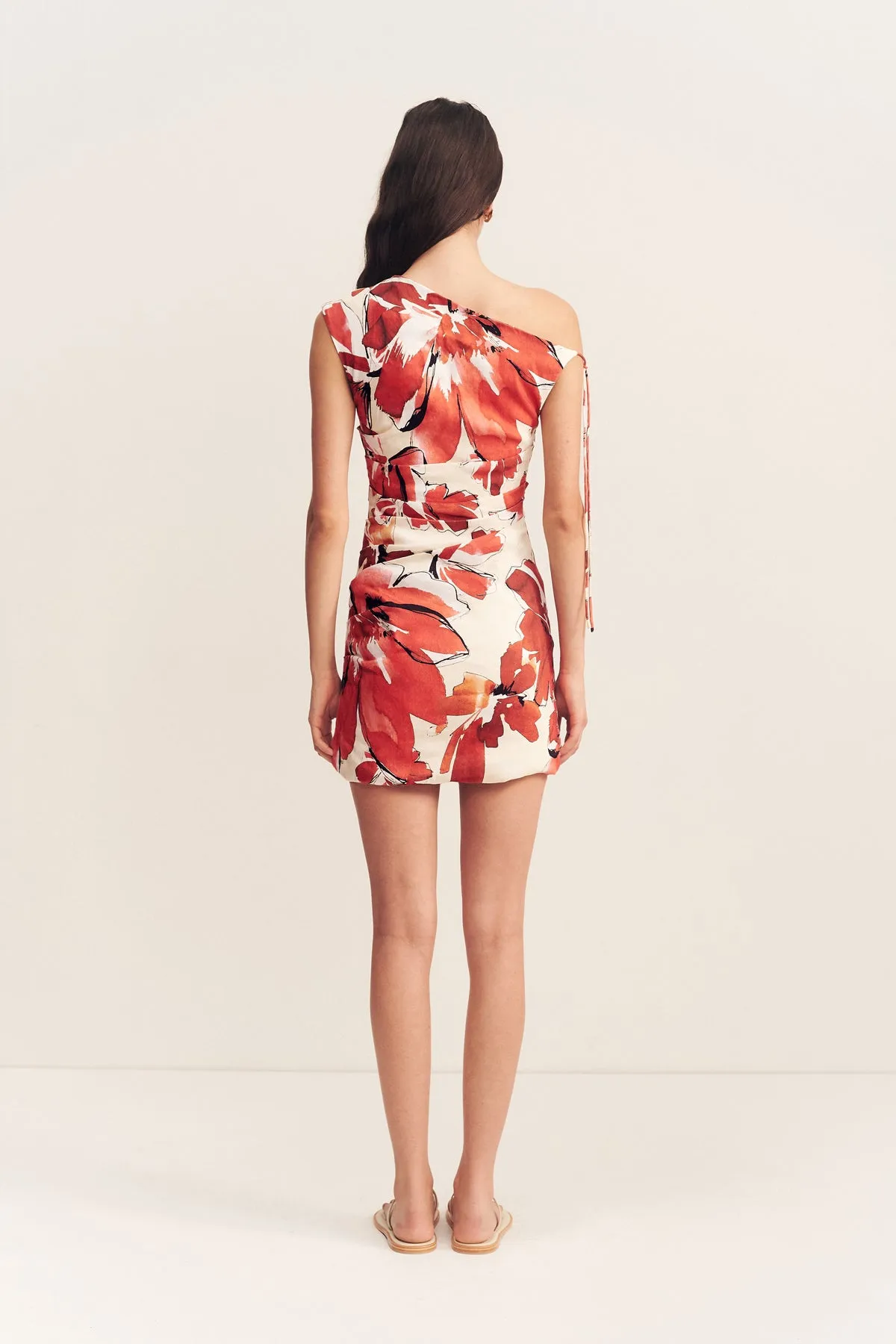 EMBER DRAPED MINI DRESS