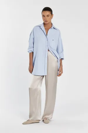 EVE CHALK SATIN PANT
