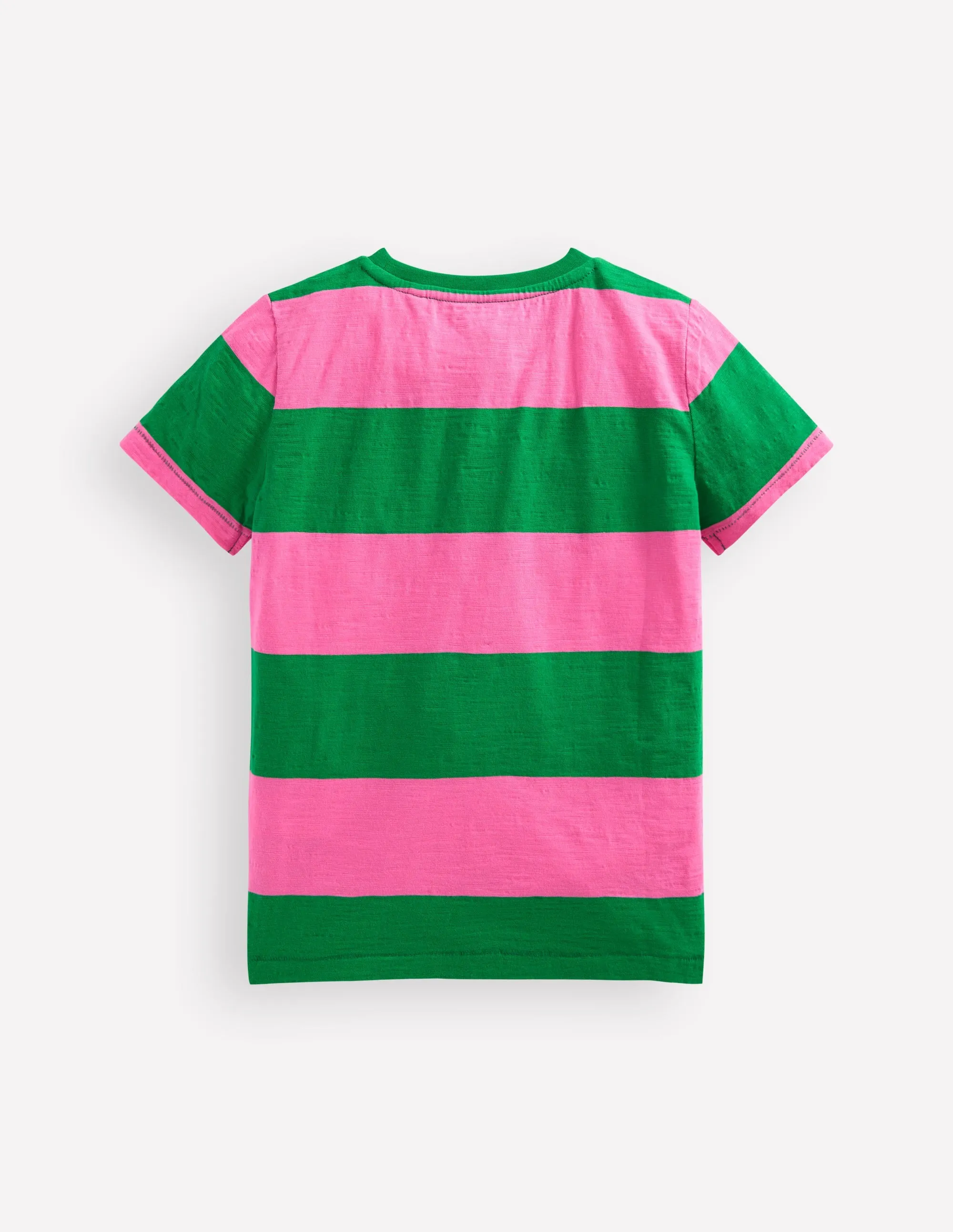 Everyday Short Sleeve T-Shirt-Sorbet Pink/ Rich Emerald