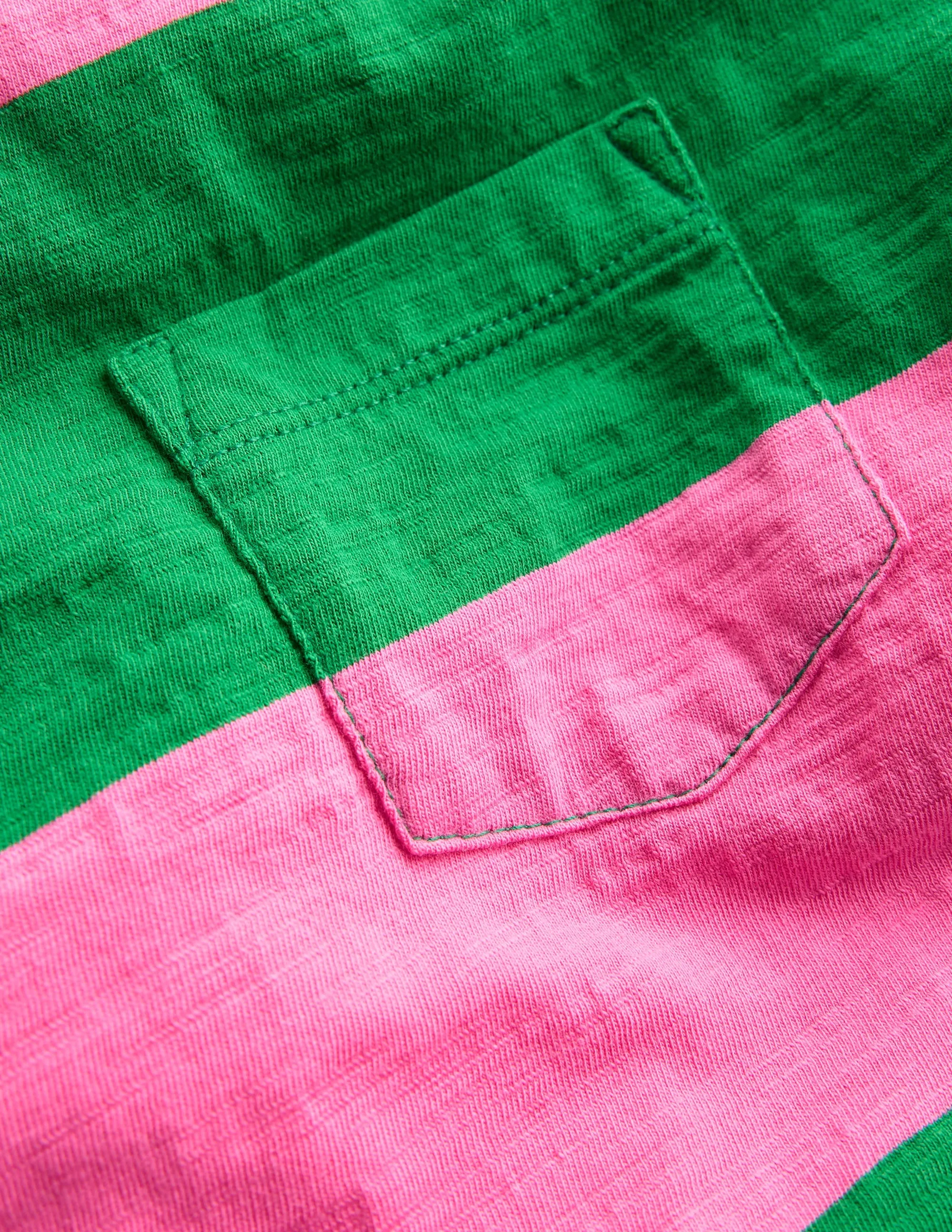 Everyday Short Sleeve T-Shirt-Sorbet Pink/ Rich Emerald