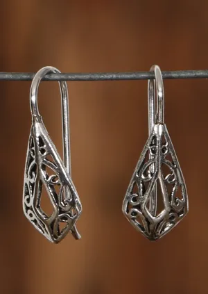 Filigree Reverie Silver Earrings