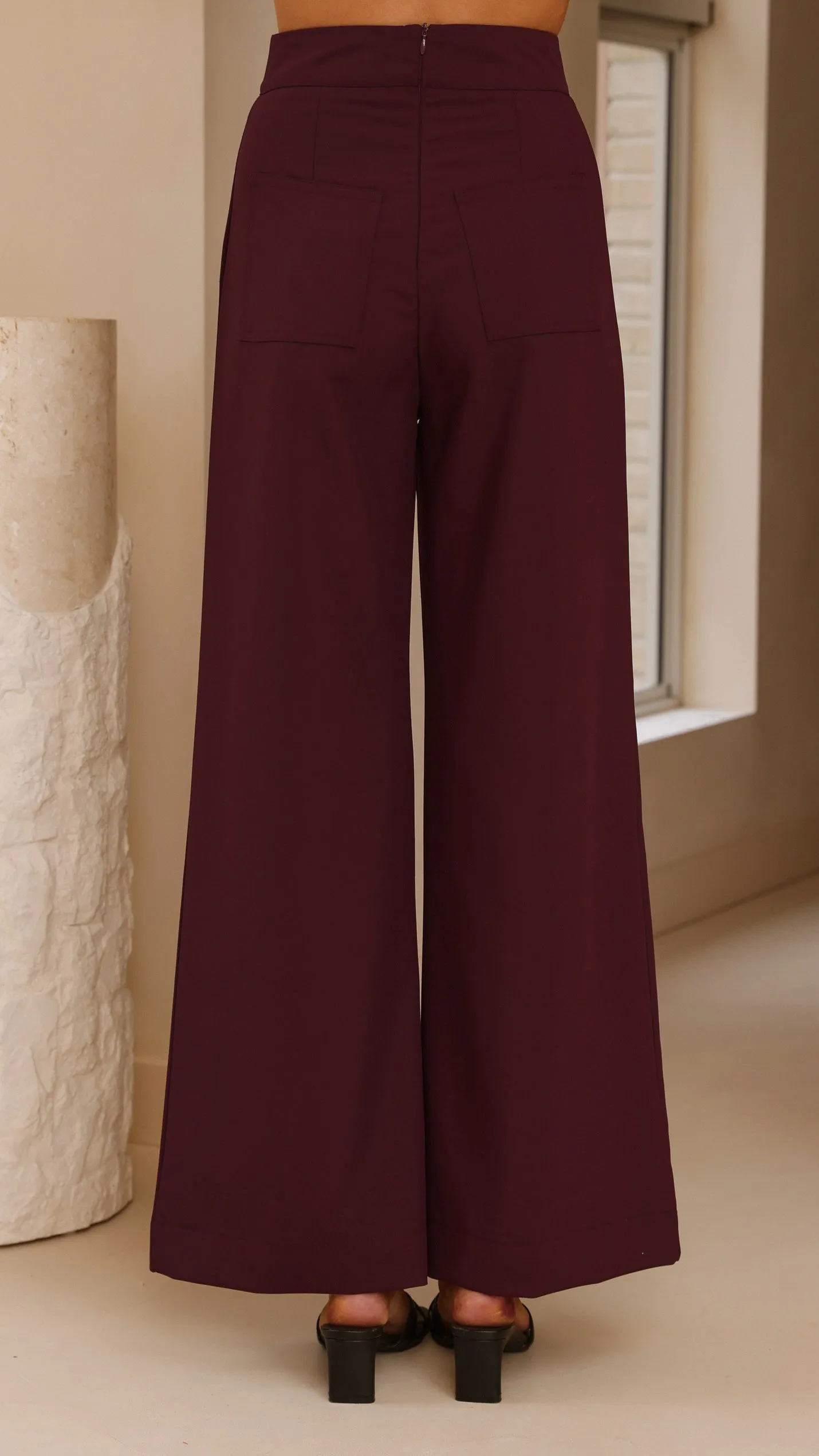 Garciela Pants - Wine
