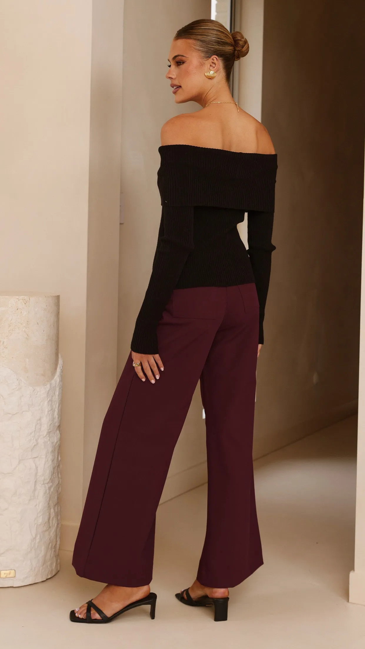 Garciela Pants - Wine