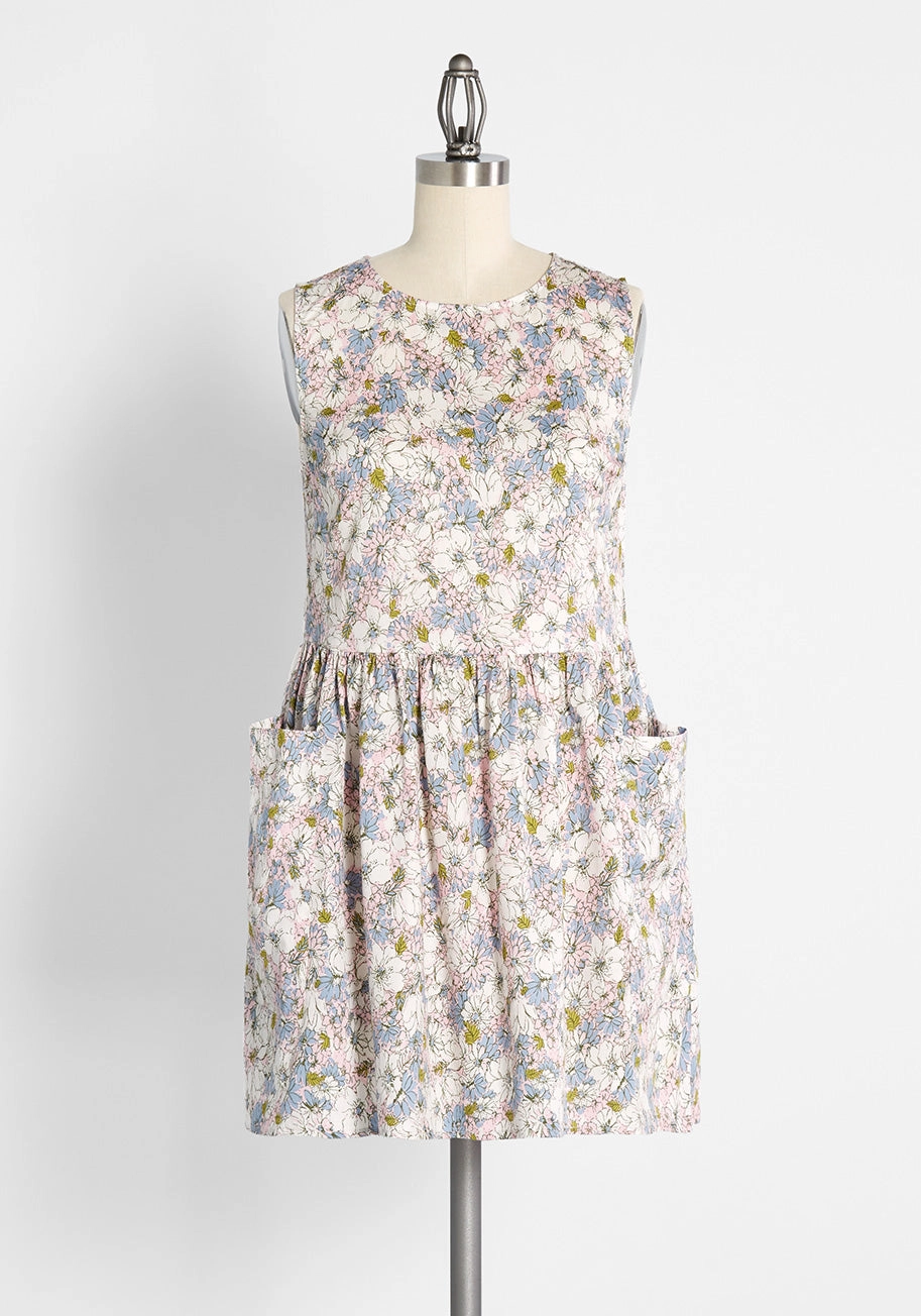 Gathering Wildflowers Smock Dress