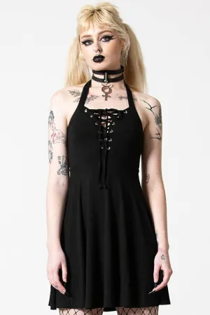 Gothica Halter Dress - Resurrect