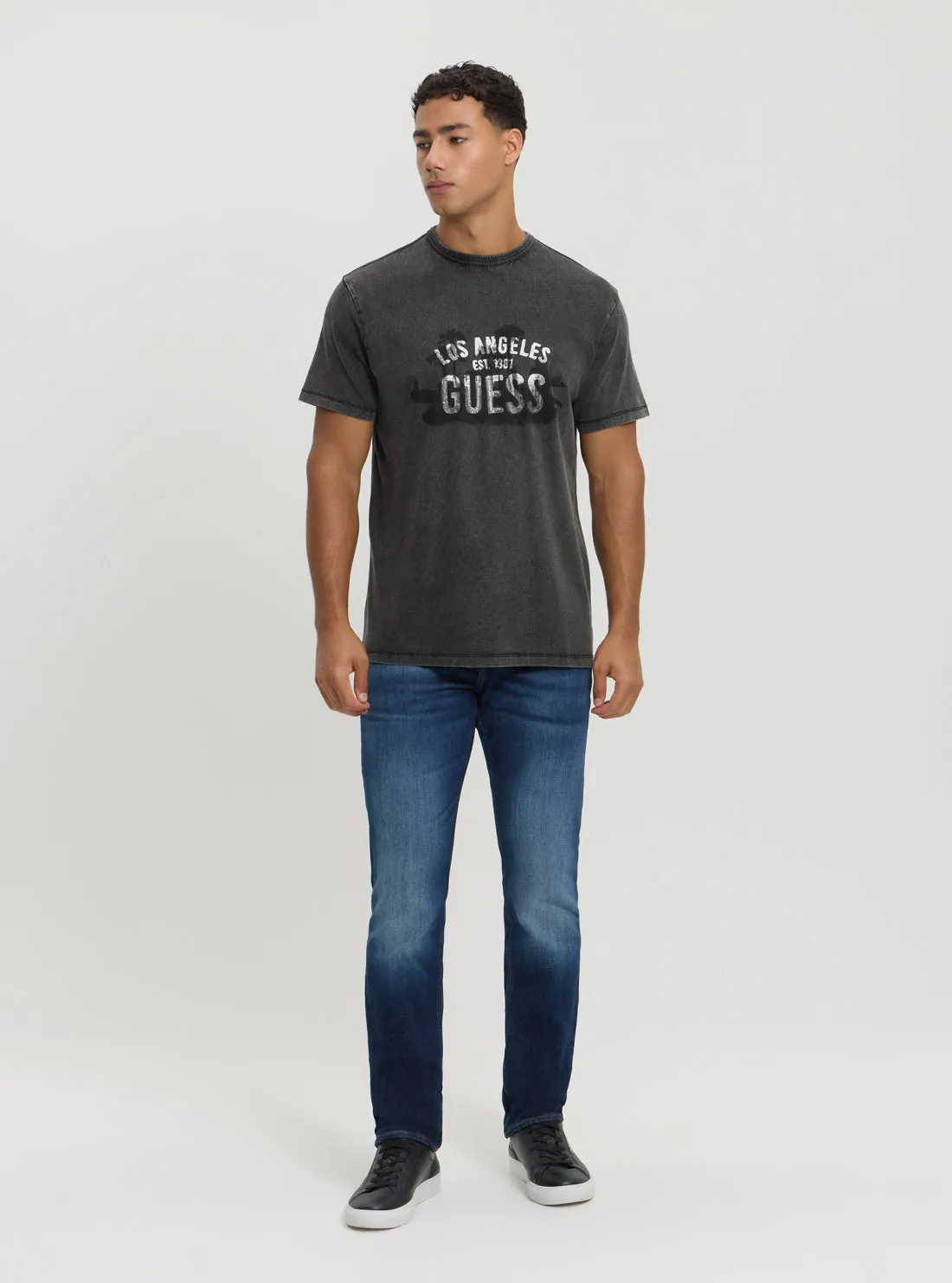 Grey Treated Logo T-Shirt