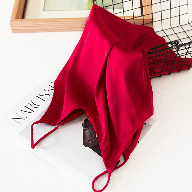Halter Sexy V-neck Camisole Ladies Silk Camisole