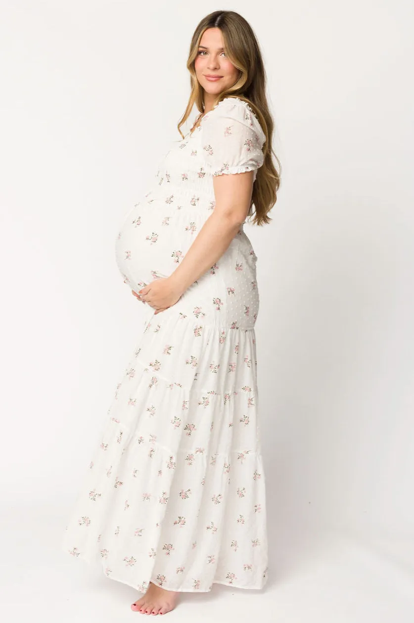 Harper Worth Maxi Dress in Pink Floral - Bump Friendly ($40 off This Week)