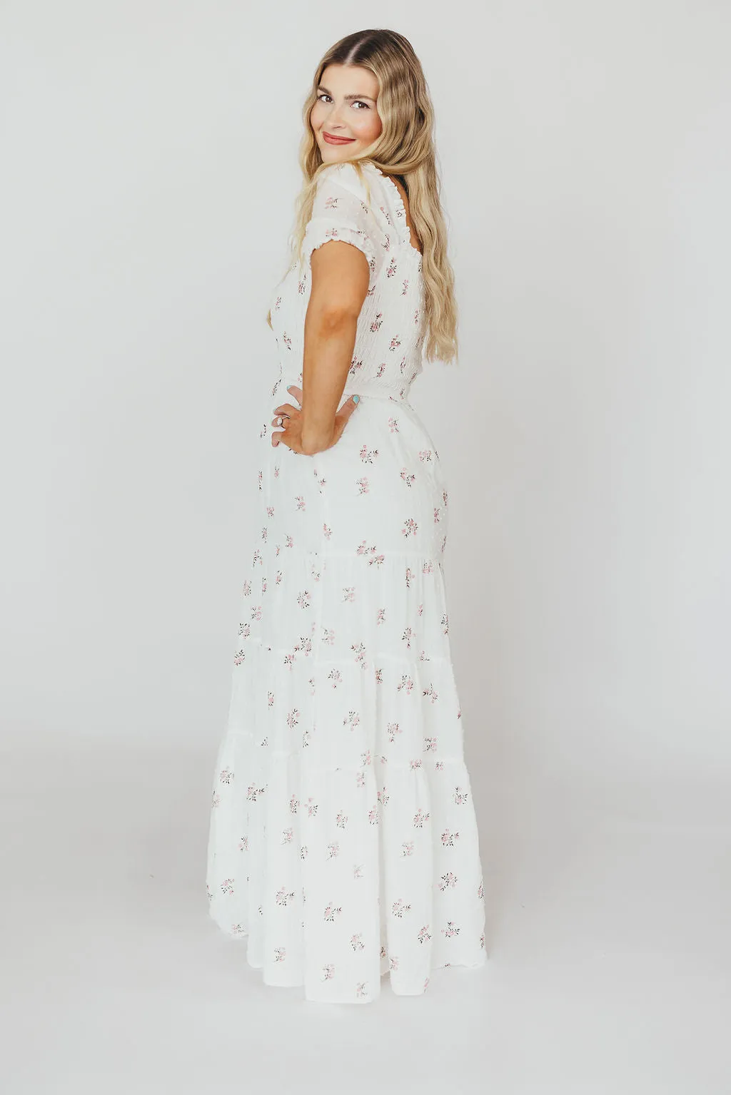 Harper Worth Maxi Dress in Pink Floral - Bump Friendly ($40 off This Week)
