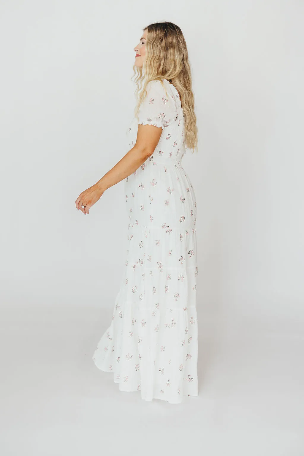 Harper Worth Maxi Dress in Pink Floral - Bump Friendly ($40 off This Week)
