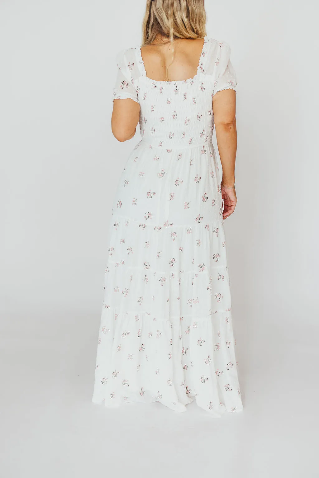 Harper Worth Maxi Dress in Pink Floral - Bump Friendly ($40 off This Week)
