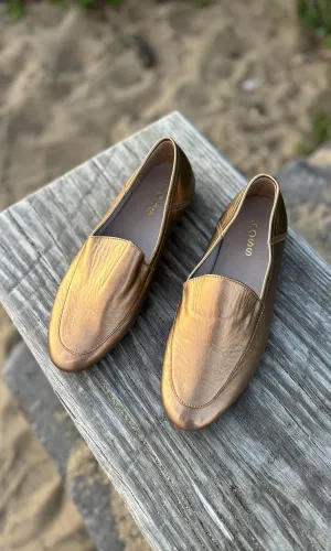 HOSS Leather Loafer - Soft Bronze