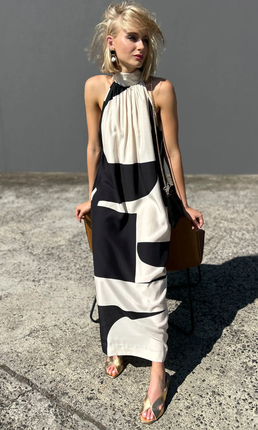 hoss Montreal Dress - Geometric Print