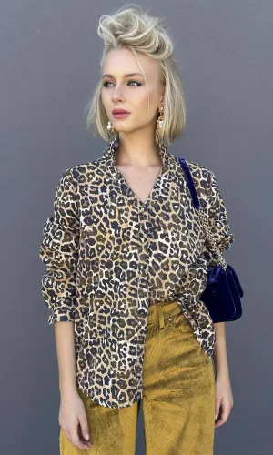 Hoss Tangiers Shirt - Animal Print