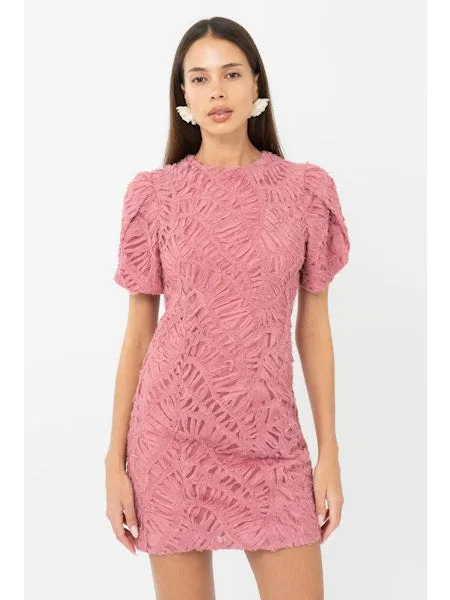 Janice 3D Lace Dress