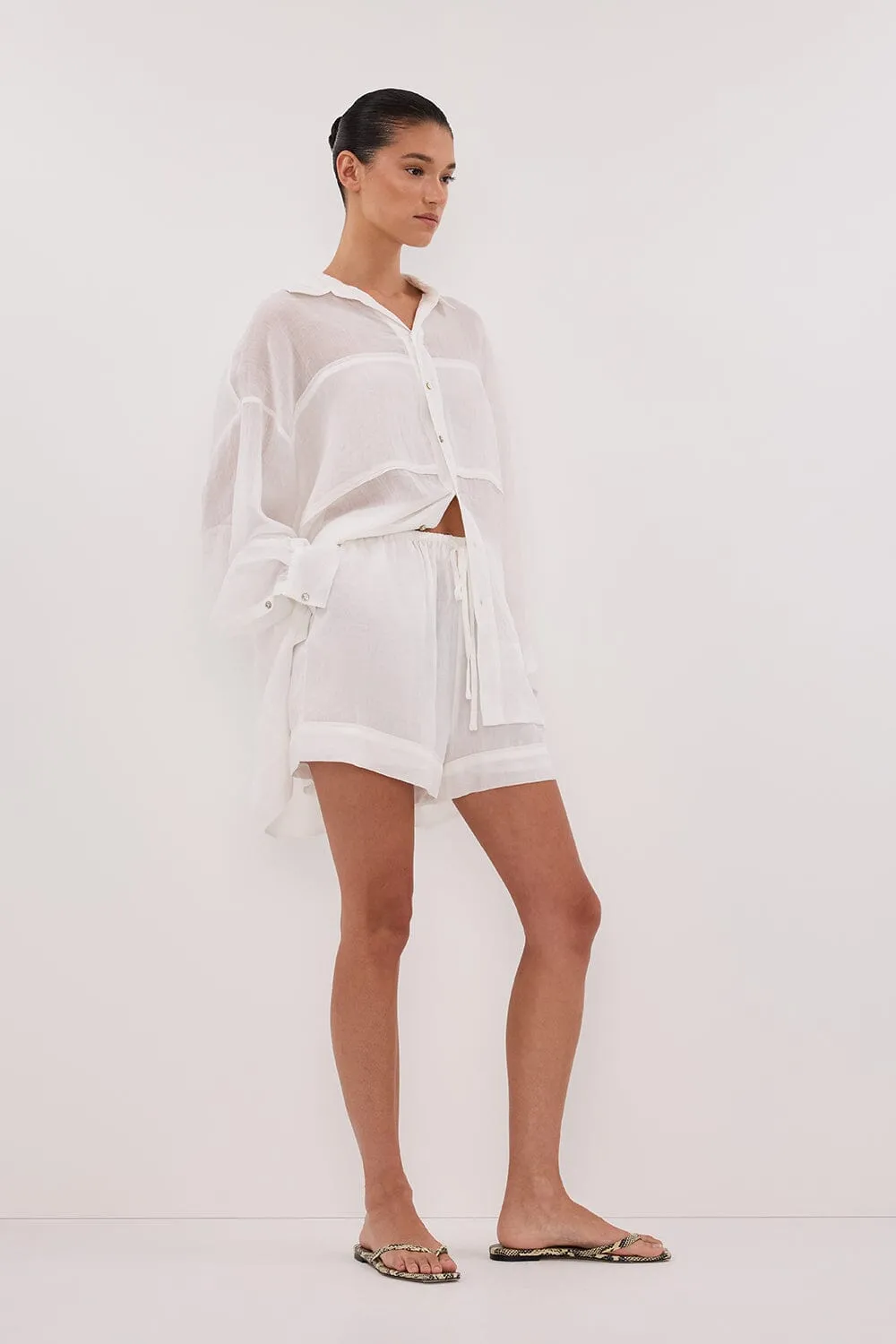 KAI WHITE RAMIE SHORT