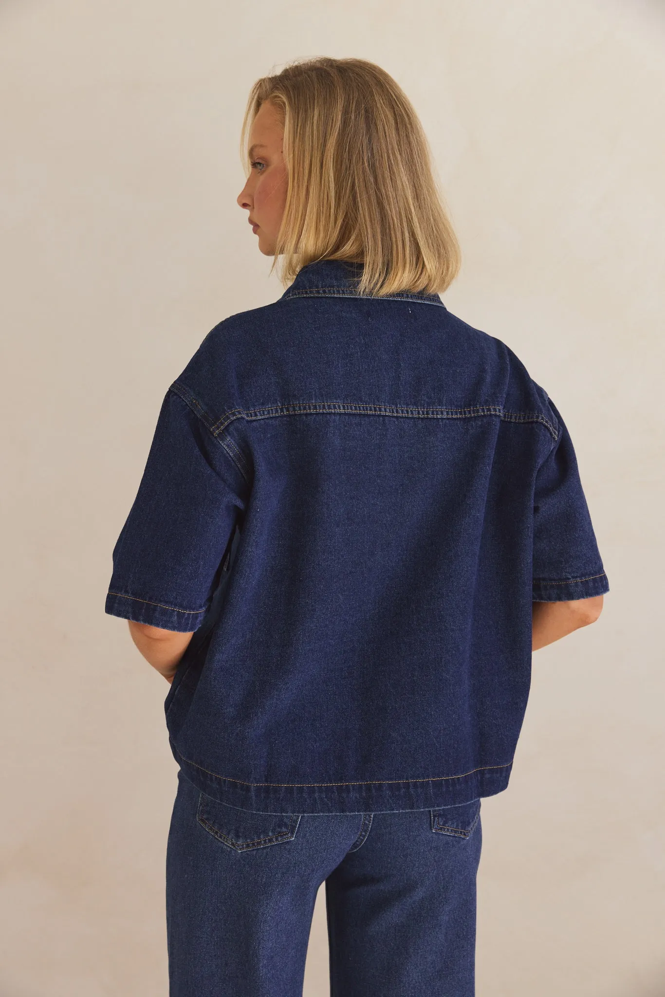 Kensley Denim Shirt (Blue)