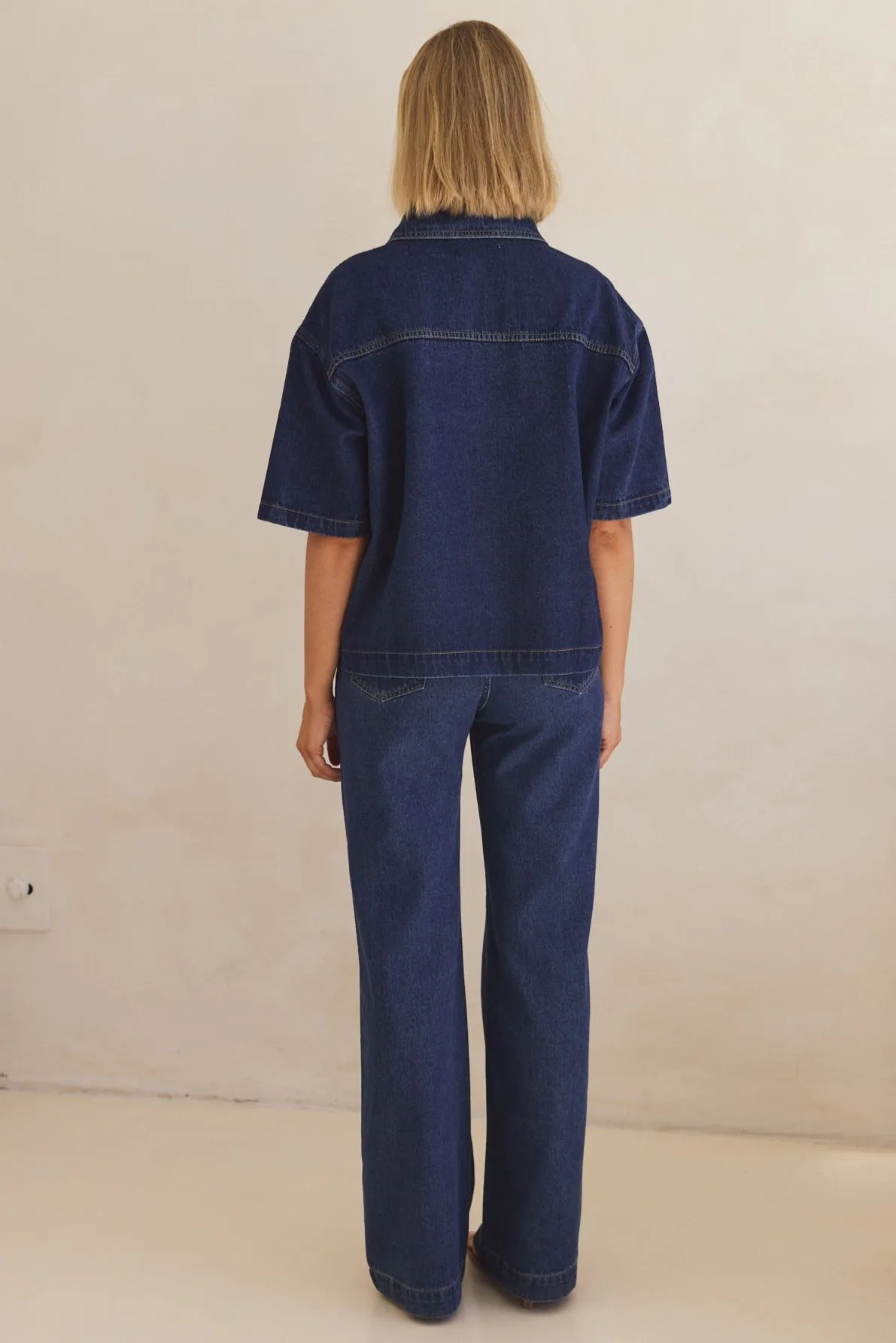 Kensley Denim Shirt (Blue)