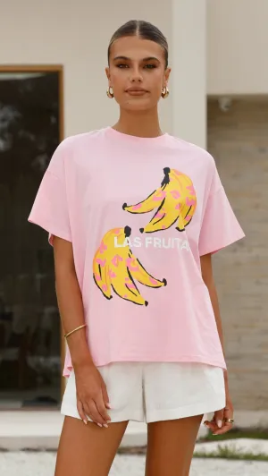 Las Fruitas Top - Pink