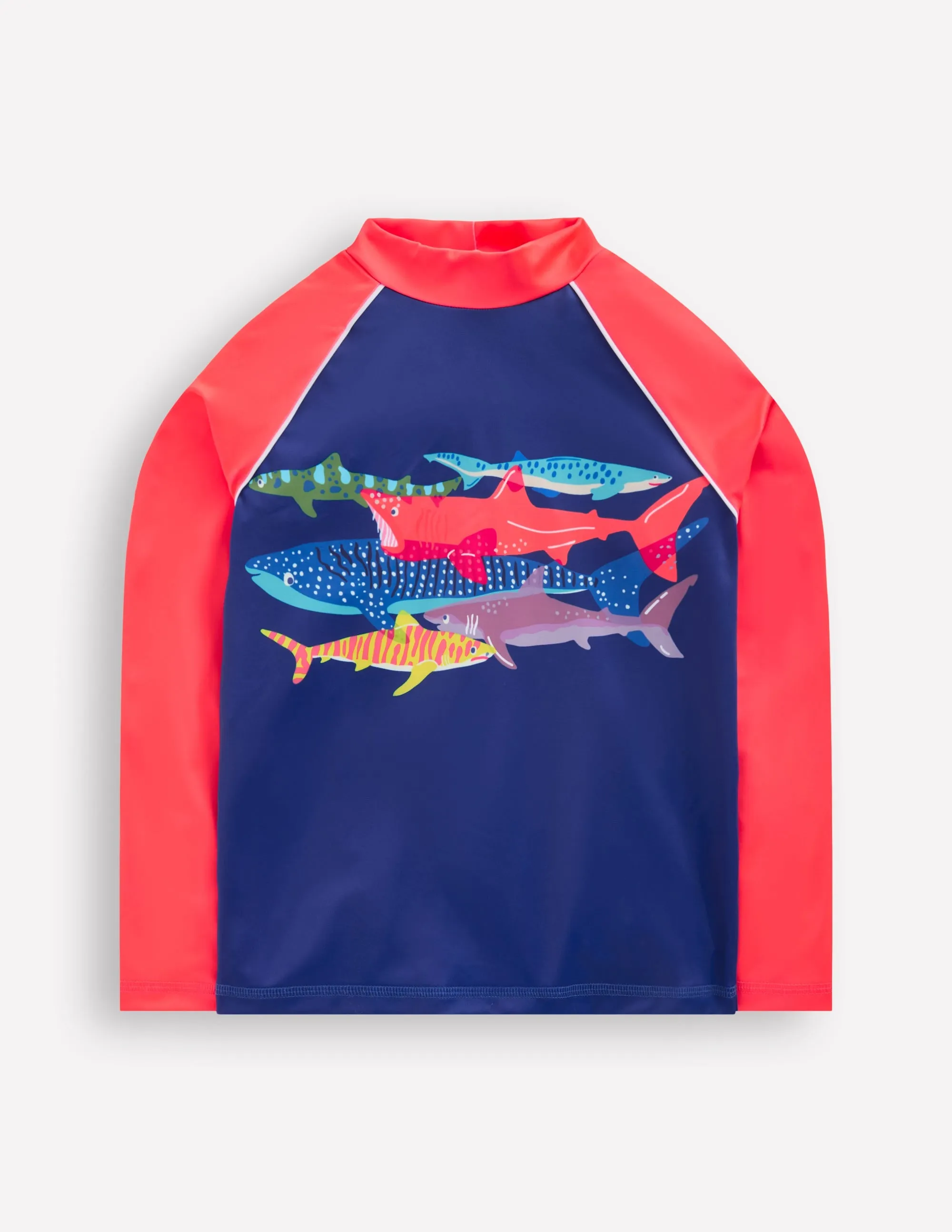 Logo Rash Vest-Riso Shark