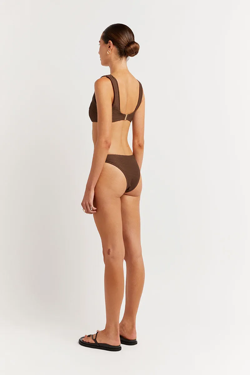 LOLA DARK CHOC V WAIST BRIEF