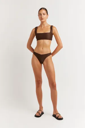 LOLA DARK CHOC V WAIST BRIEF
