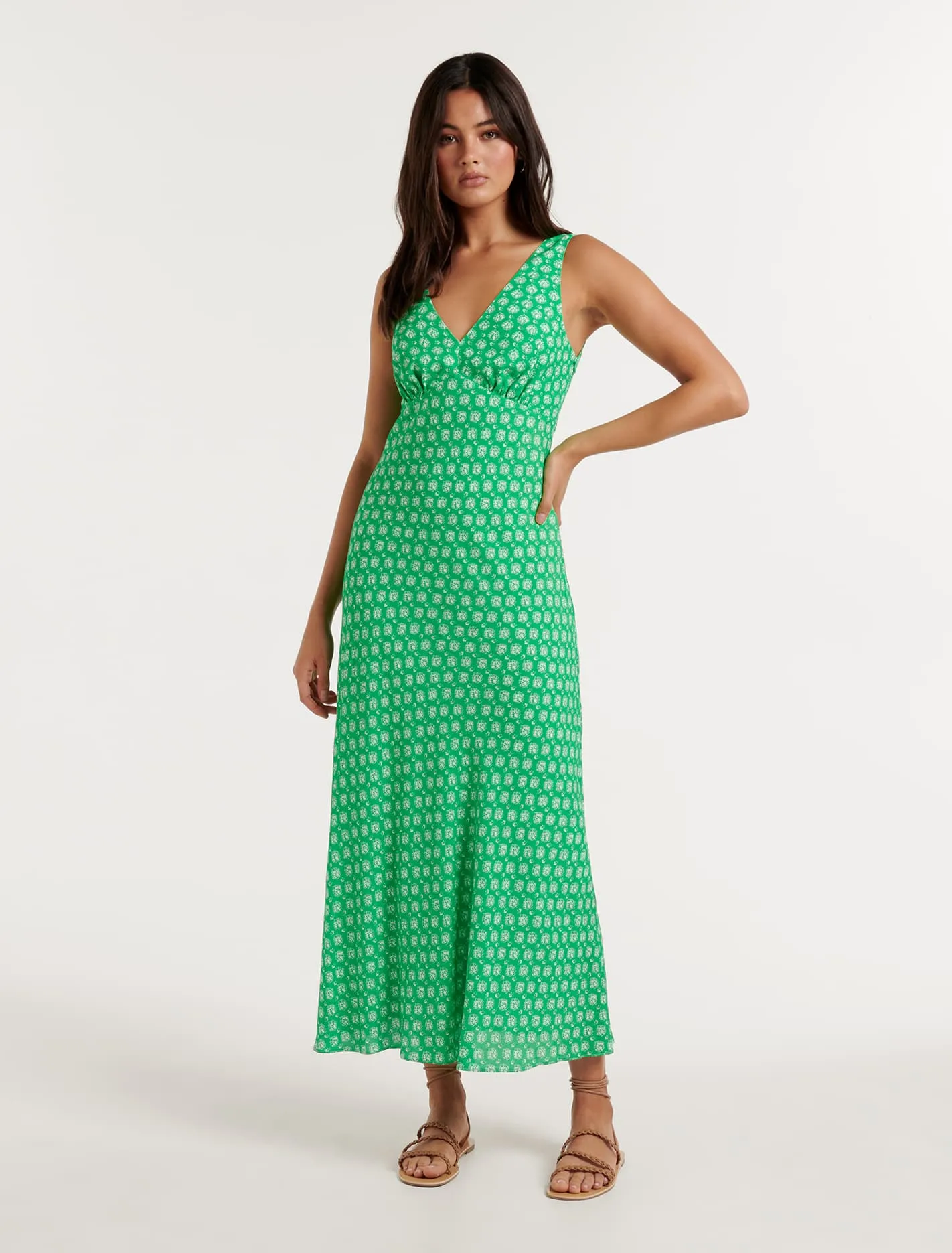 Lorna Sleeveless Casa Midi Dress