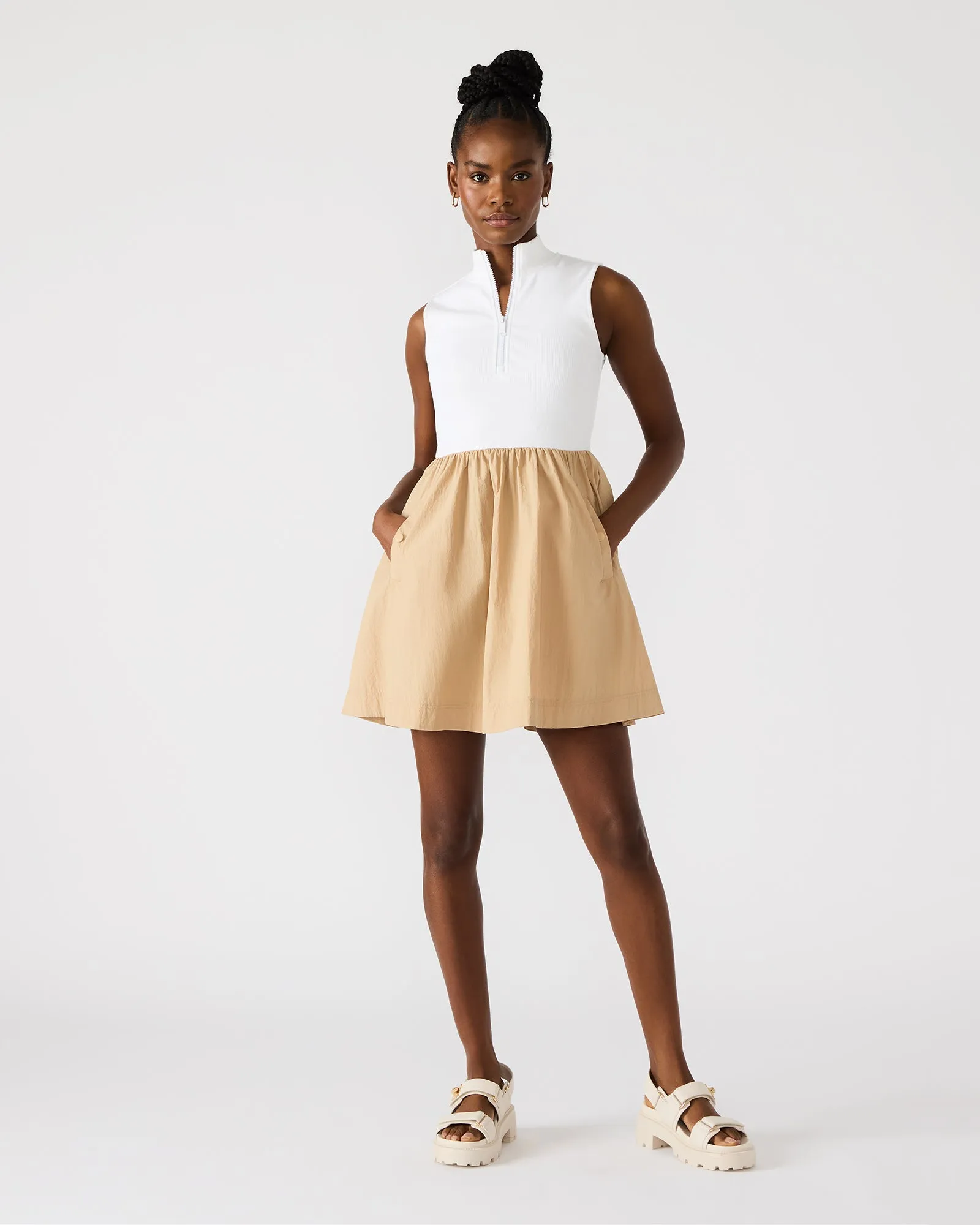 LYON DRESS TAUPE