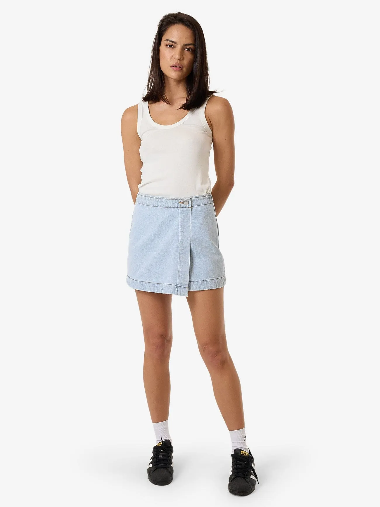 Marley Wrap Skirt - Epoch Blue