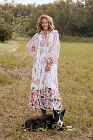 Mirabelle Frill Dress in Flower Field