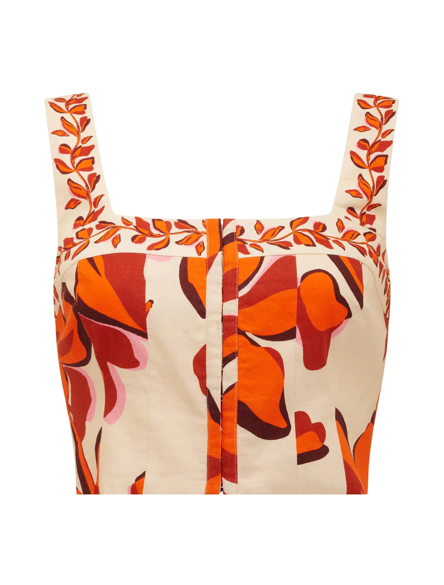 Orla Square Neck Bustier Top