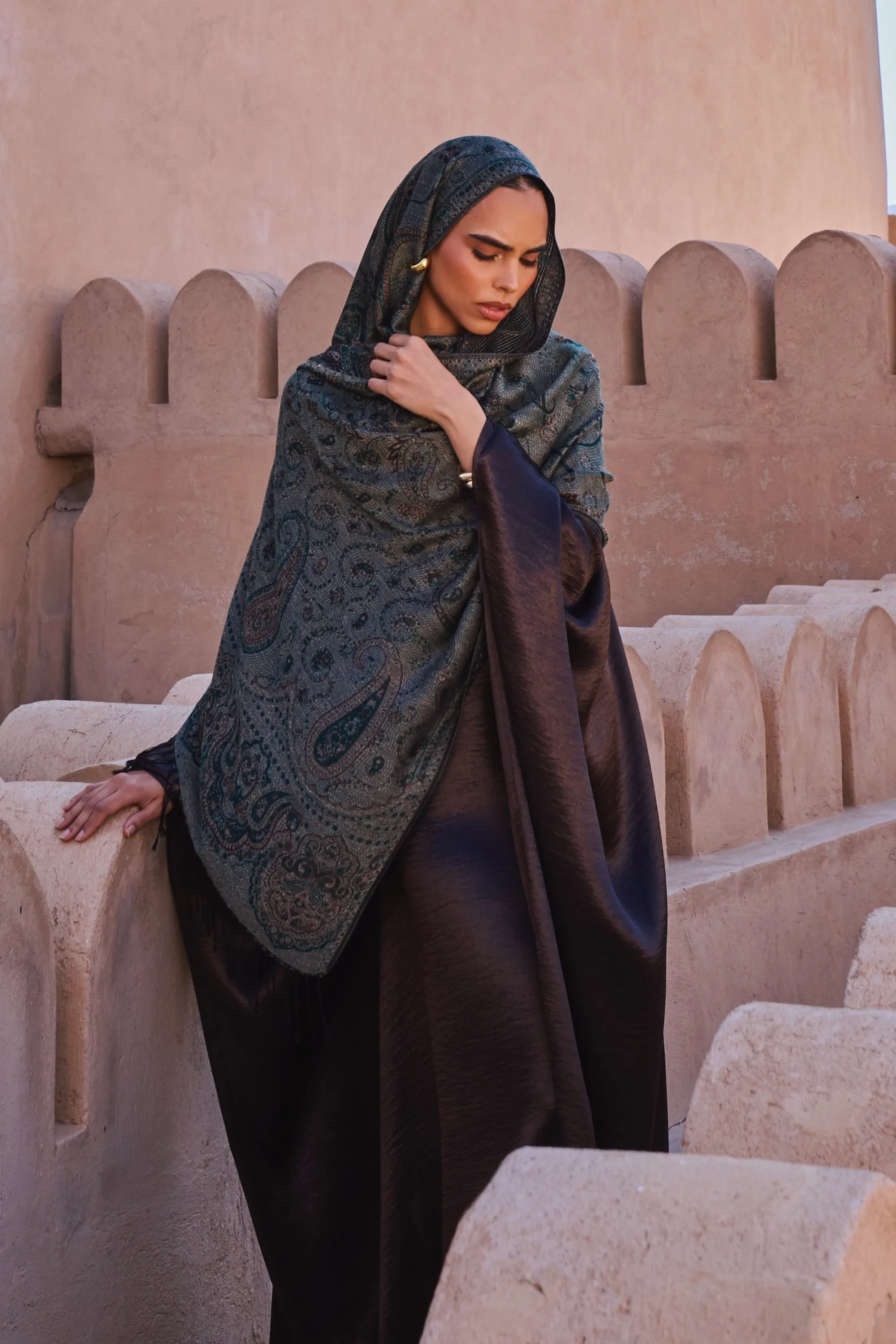 Pashmina Hijab Scarf -  Rainforest