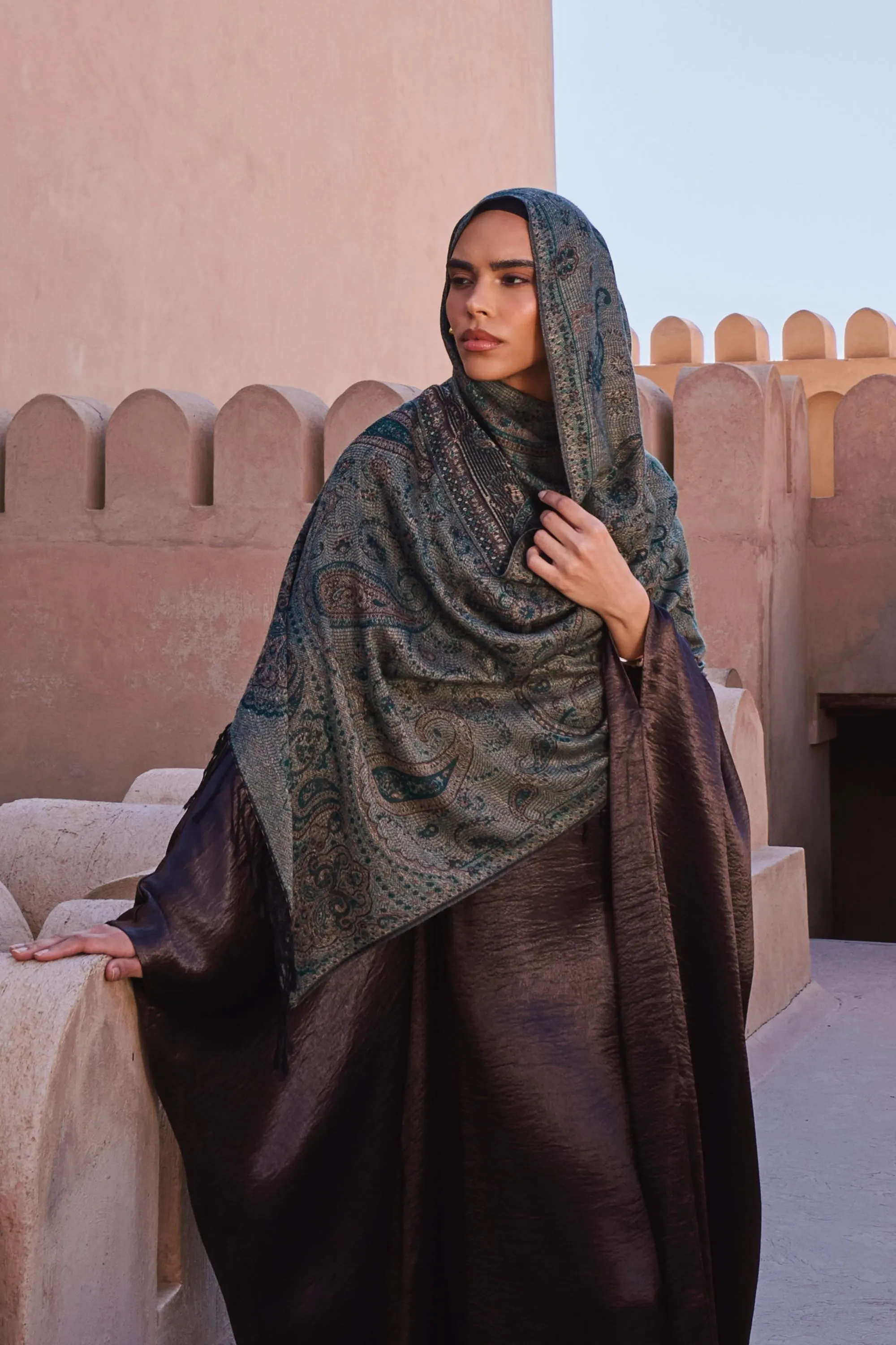 Pashmina Hijab Scarf -  Rainforest