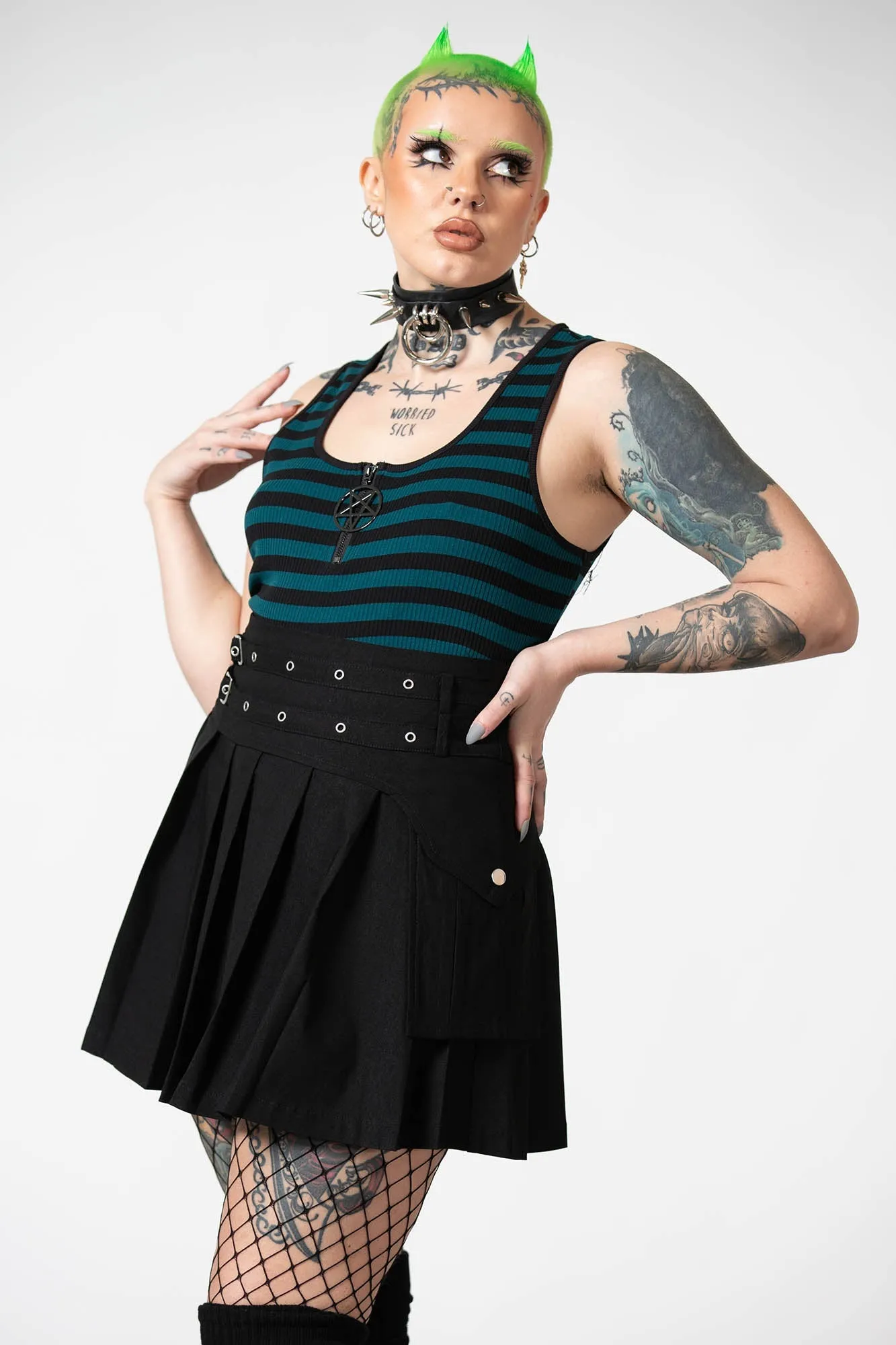 Possessed Rib Vest [GREEN]