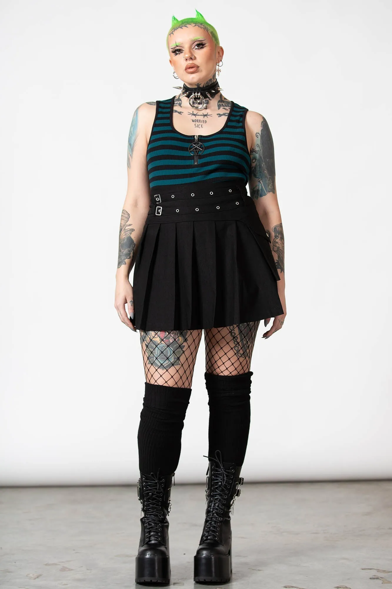 Possessed Rib Vest [GREEN]