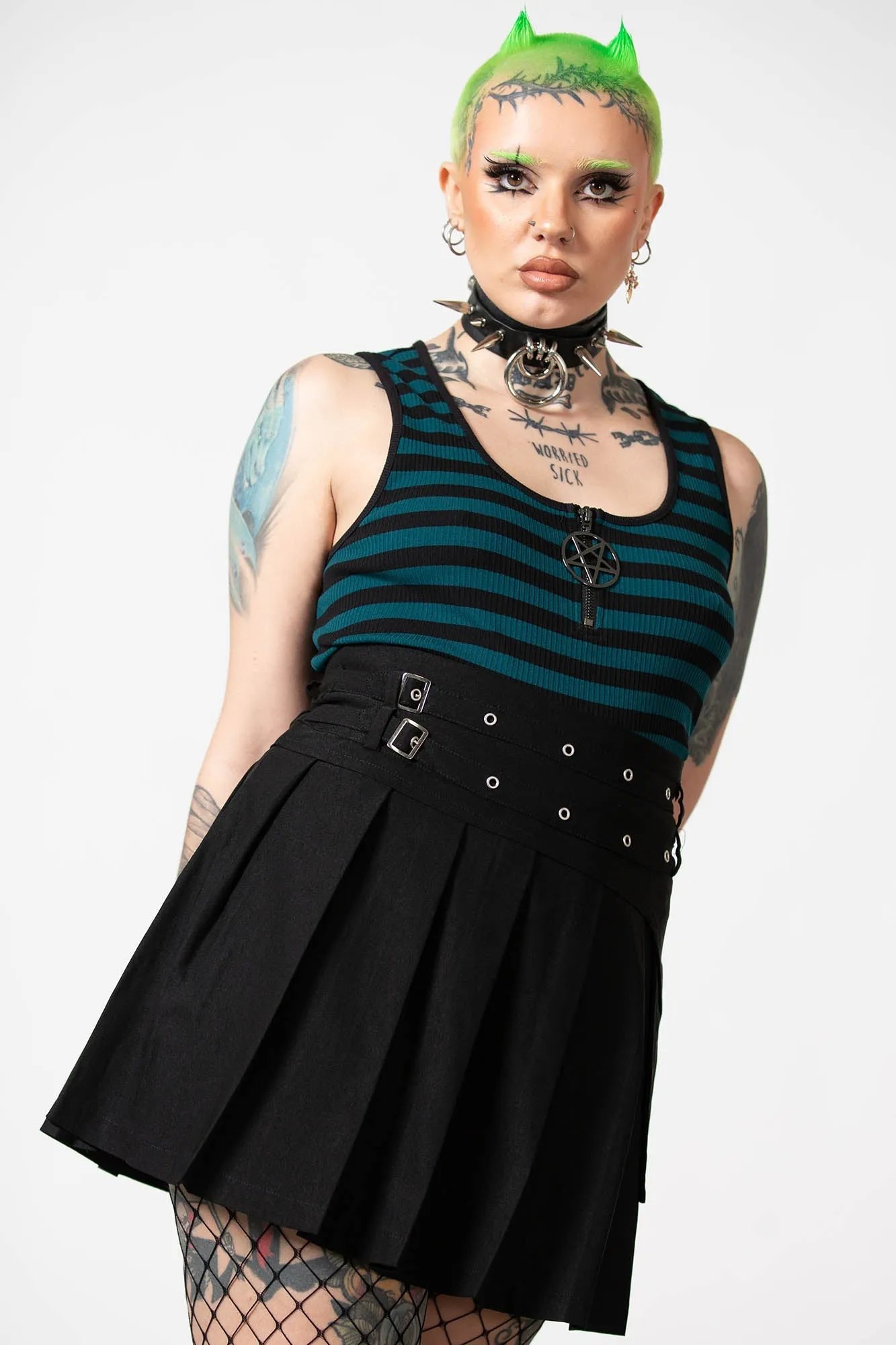 Possessed Rib Vest [GREEN]