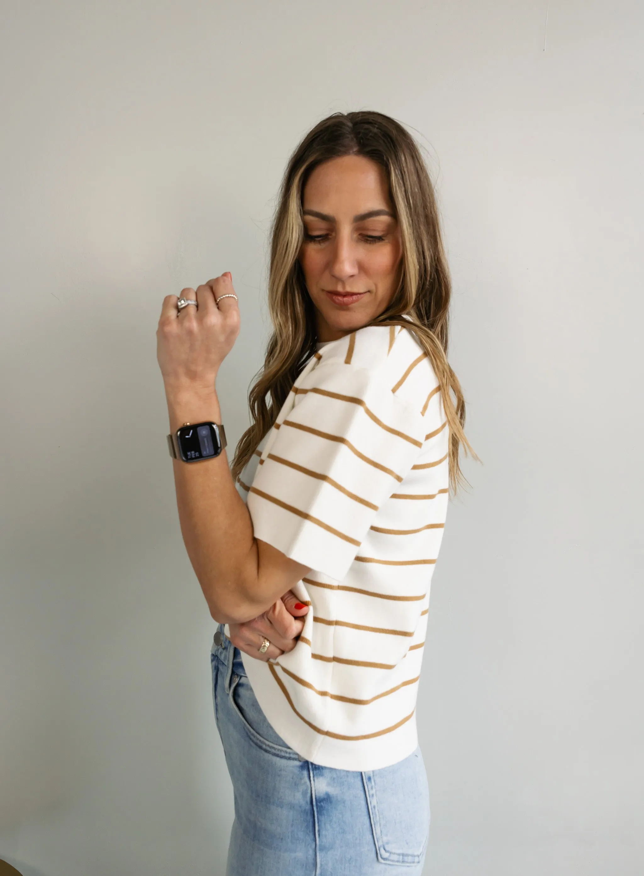 Sade Basic Striped Tee