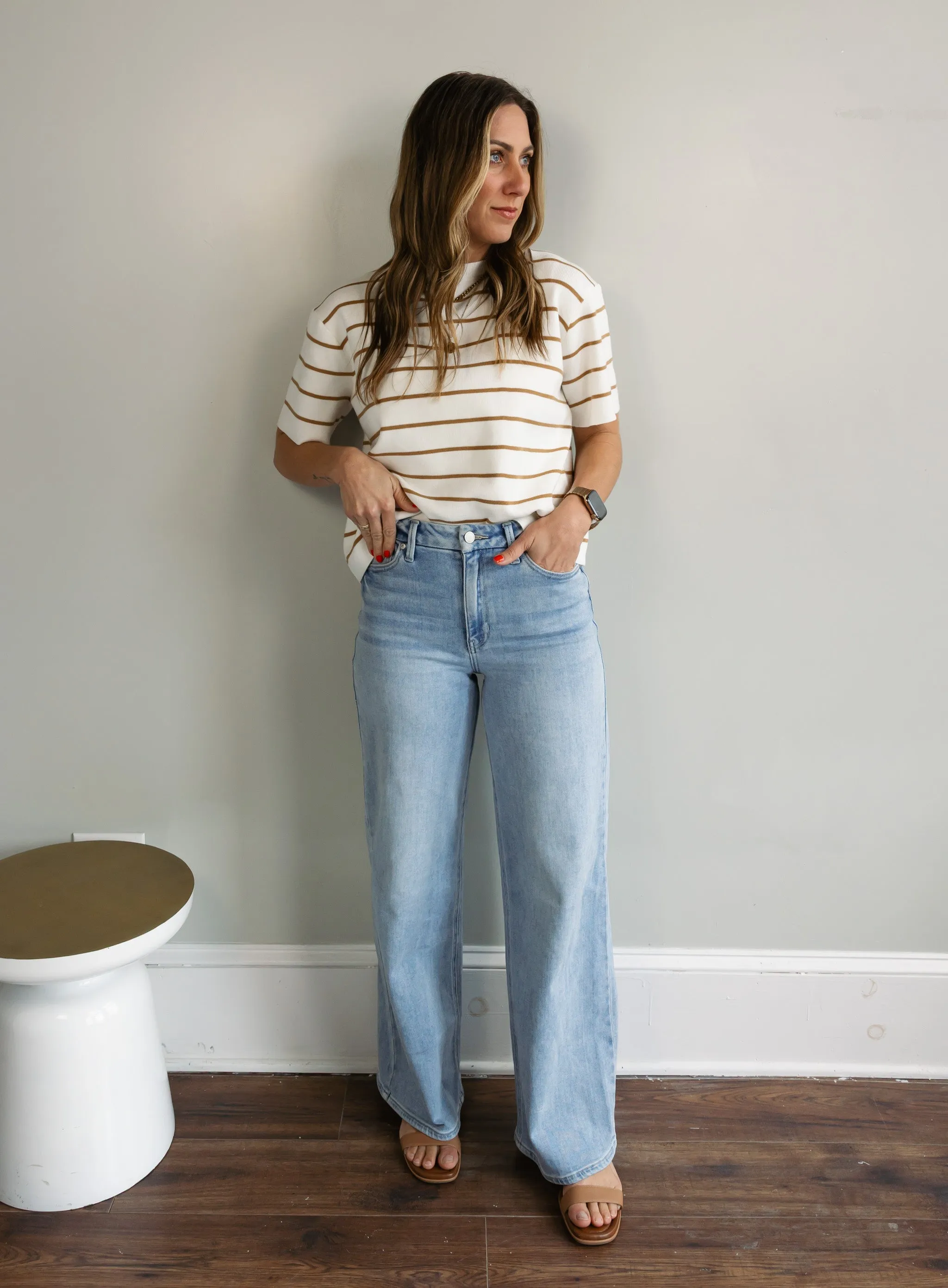 Sade Basic Striped Tee