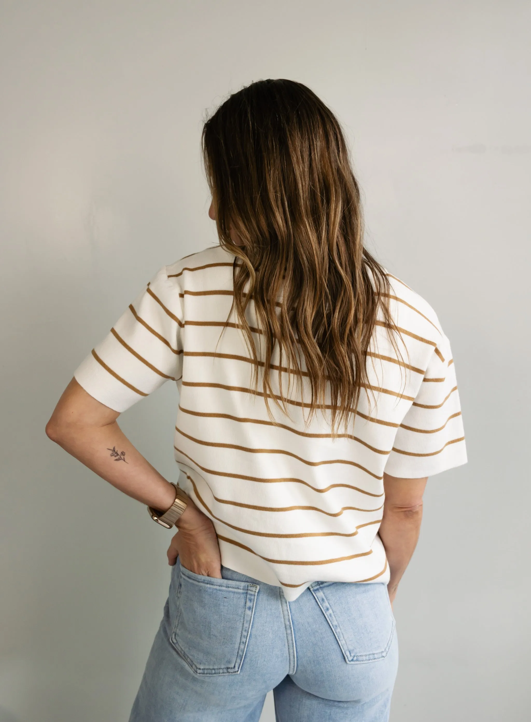 Sade Basic Striped Tee