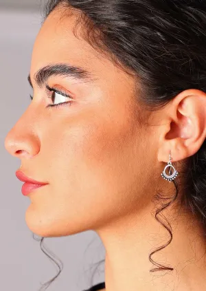 Serene Shimmer Silver Earrings