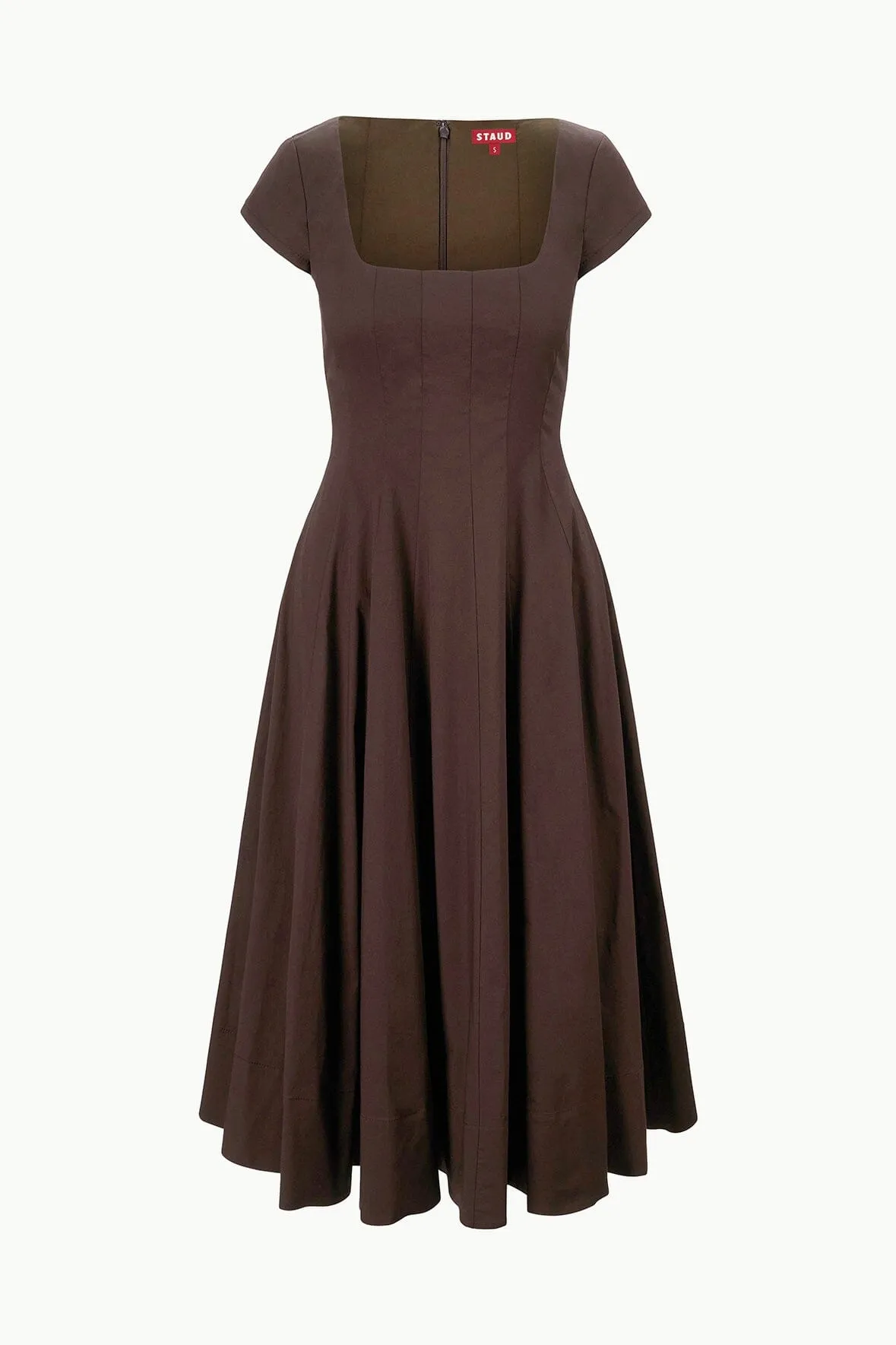 SHORT SLEEVE WELLS DRESS | EARTH