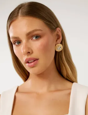 Signature Reese Stone Stud Earrings