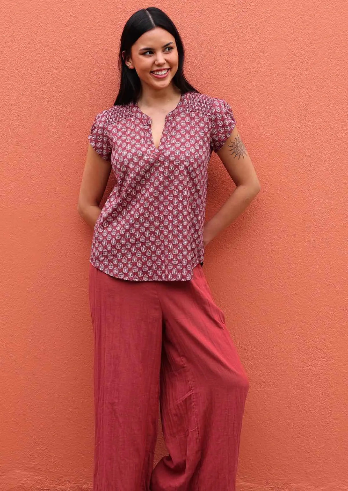 Sky Blouse Henna