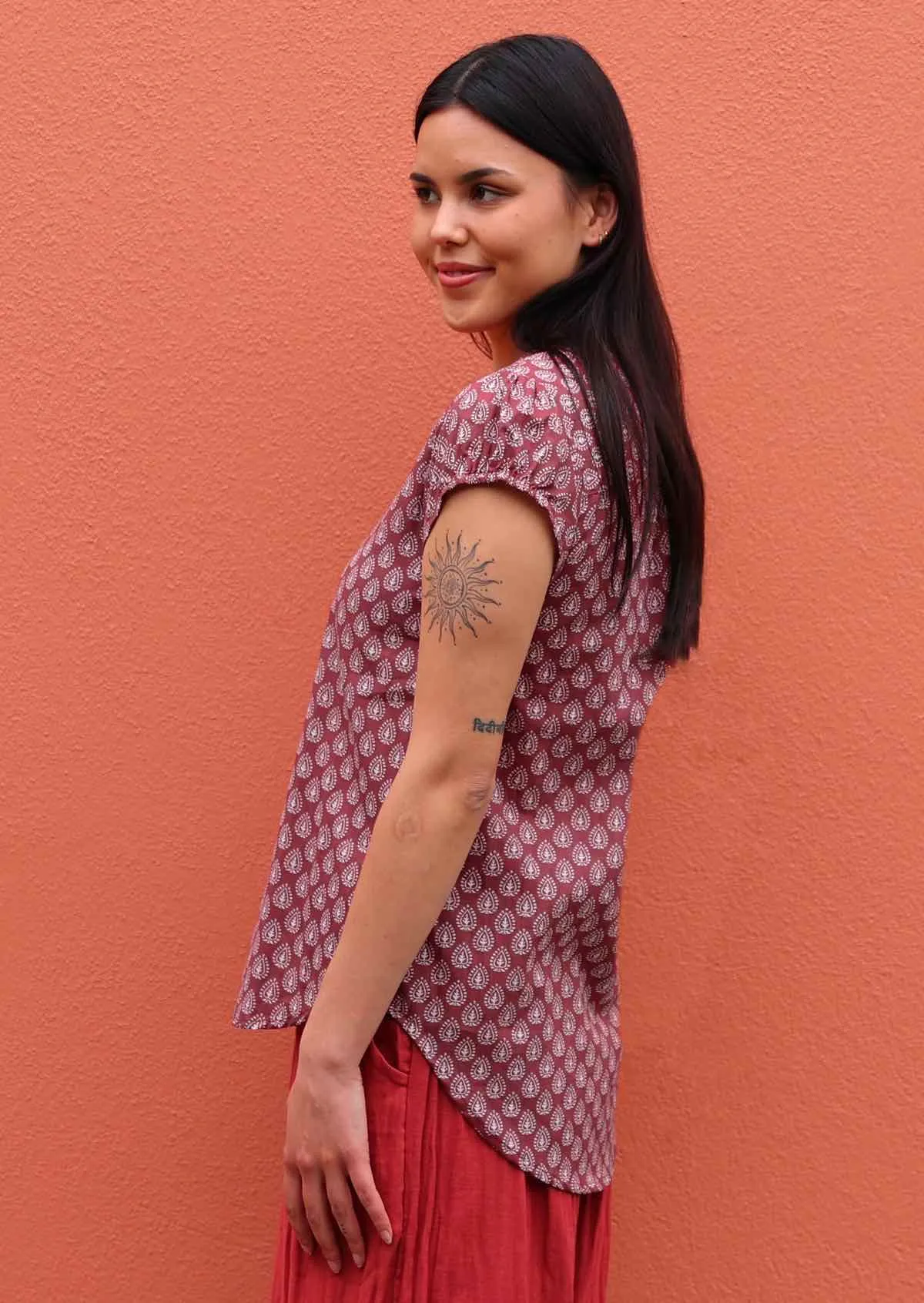 Sky Blouse Henna